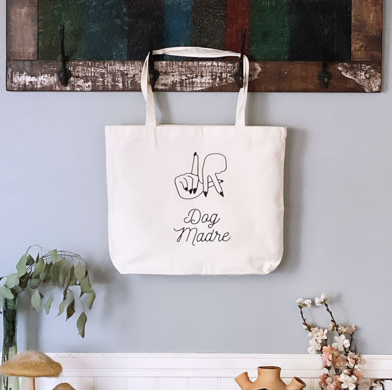 MiWowWow | LA Dog Madre Tote Bag