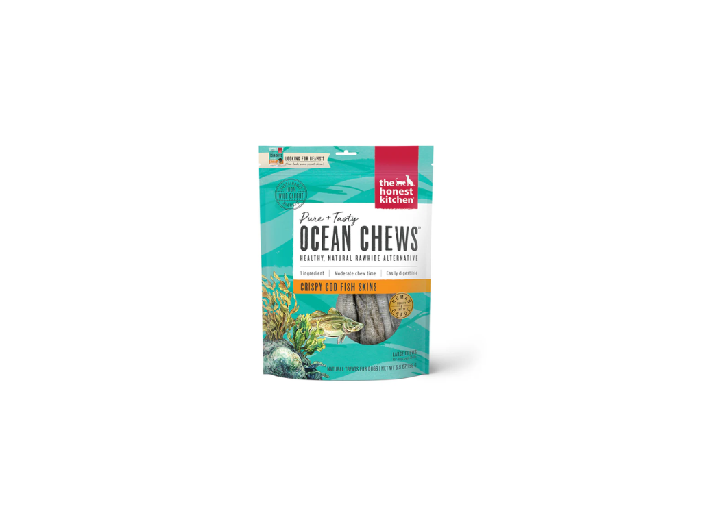 The Honest Kitchen | Ocean Chews Crispy Cod Fish Skins Beams
