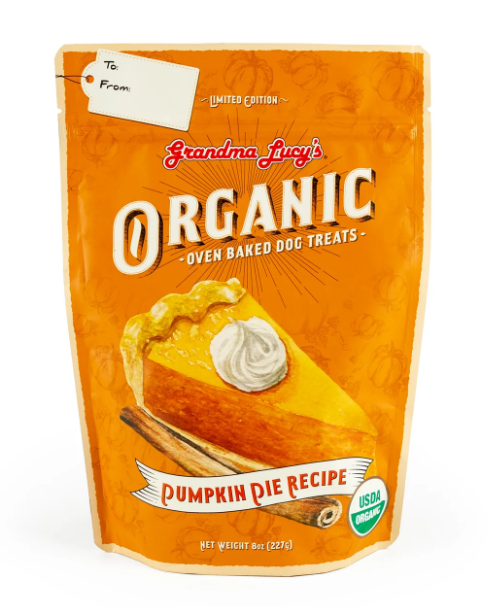 Grandma Lucy's | Organic Oven Baked Dog Treats | Pumpkin Pie Recipe