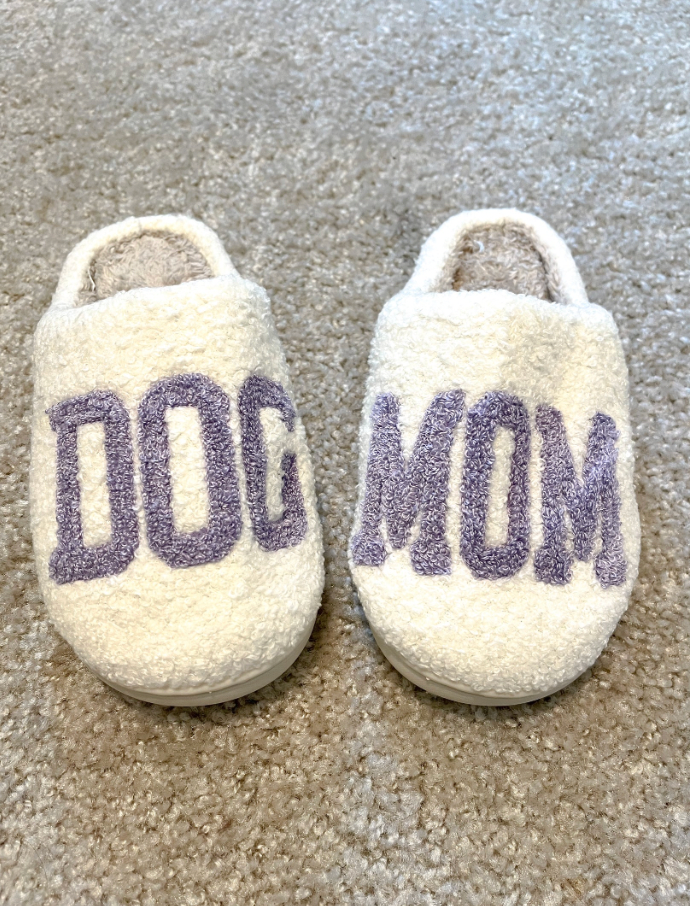 Brewin Aussie Co | Dog Mom Slippers | Lavender