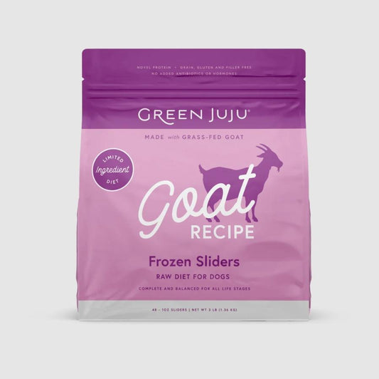 Green Juju | Dog Cat Sliders | Goat Frozen 3Lb
