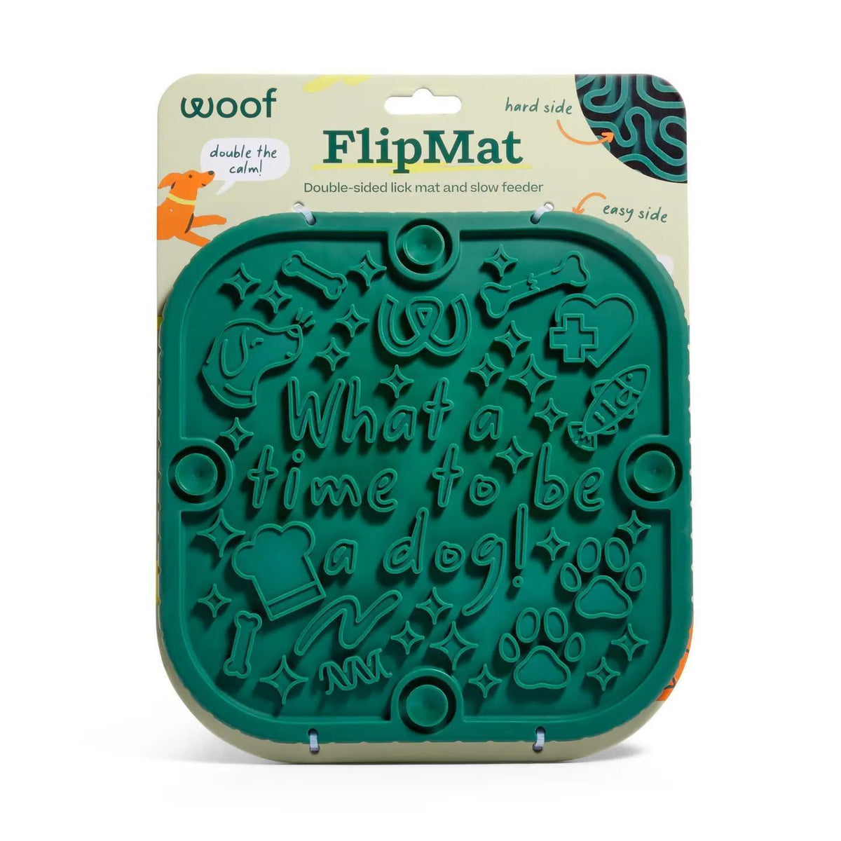 Woof | FlipMat | Green