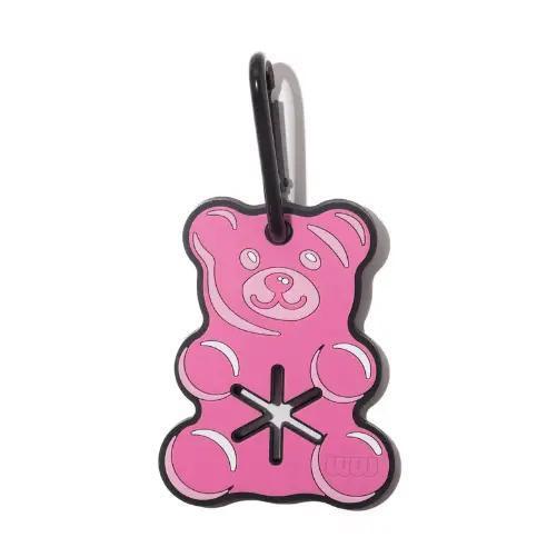 Woof & Wonder | Poopy Loop Dog Waste Bag Holder | Pink Gummy Bear