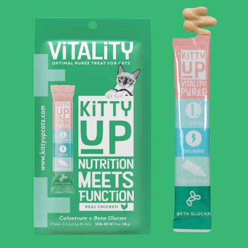 Kitty Up | Cat Immune Support Purée | Beta Glucan + Colostrum | Chicken