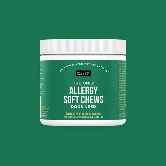Natural Rapport | The Only Allergy Soft Chews Dogs Need | 120 ct