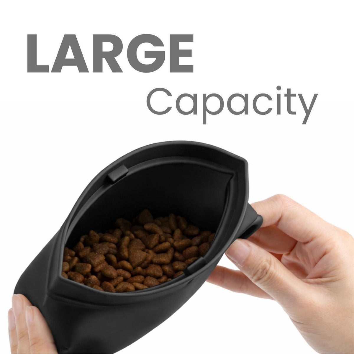 Ali+Oli Pets | Dog Treat Training Pouch with Magnetic Closure | Black