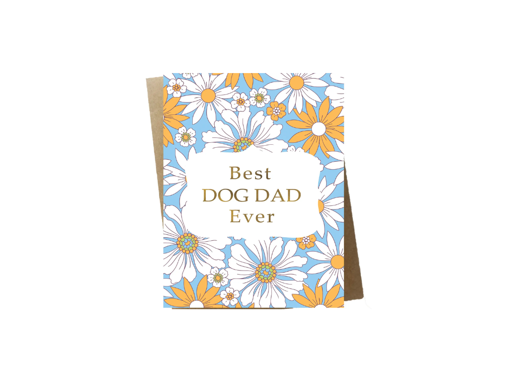 "Best Dog Dad" | Greeting Card