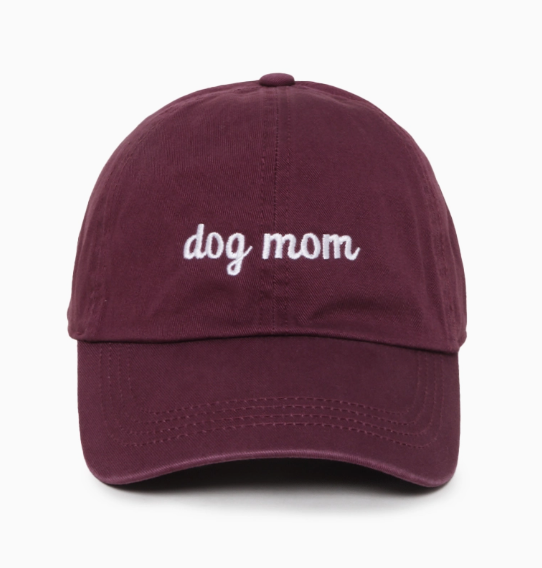 Dog Mom Embroidery Baseball Cap