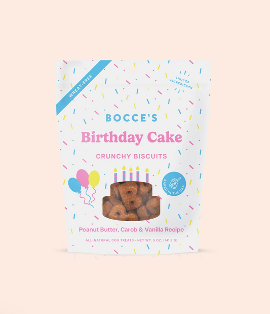 Bocce's | Birthday Cake Dog Biscuits