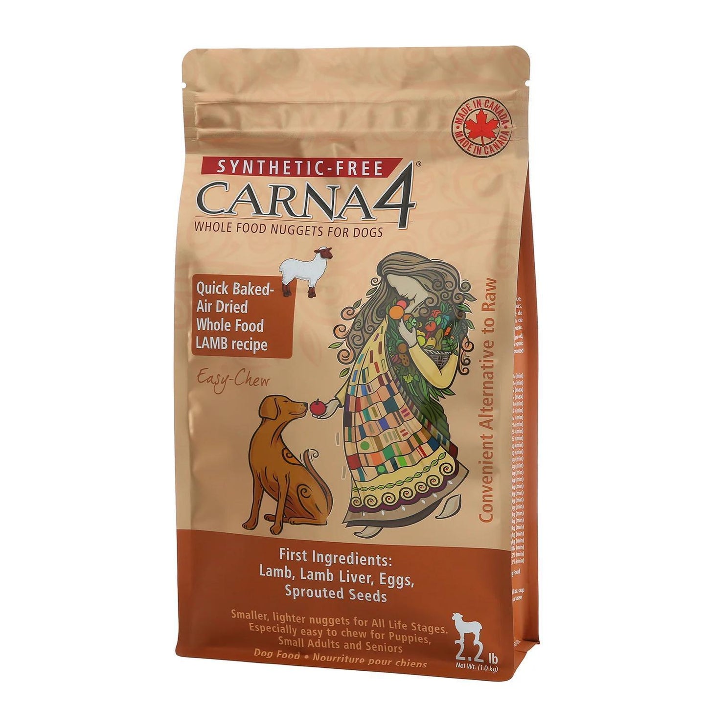 Carna4 | Grain Inclusive Easy Chew Dry Dog Food | Lamb