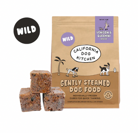 California Dog Kitchen | Venison & Zucchini Recipe