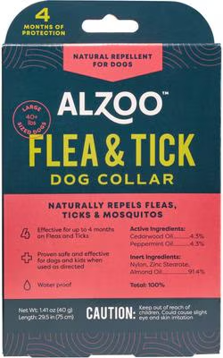 Alzoo | Natural Flea & Tick Dog Collar