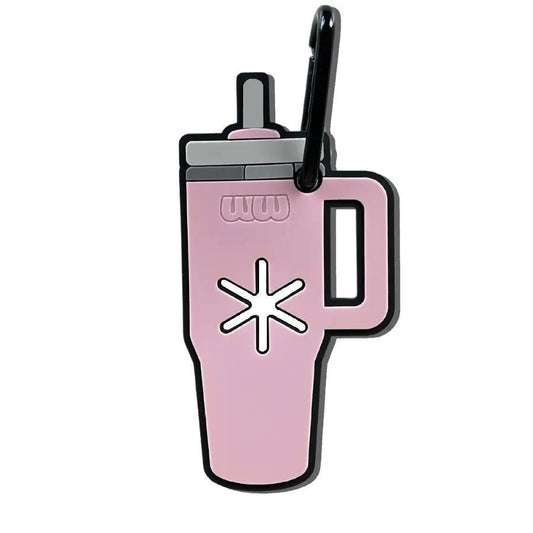 Woof & Wonder | Poopy Loop Dog Waste Bag Holder | Pink Tumbler