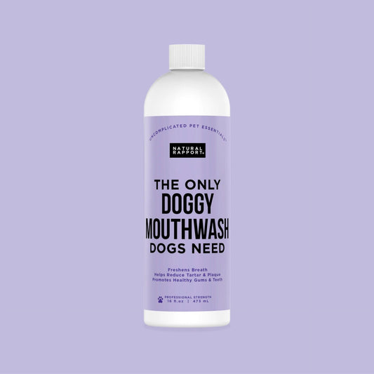 Natural Rapport | The Only Doggy Mouthwash Dogs Need |16 oz