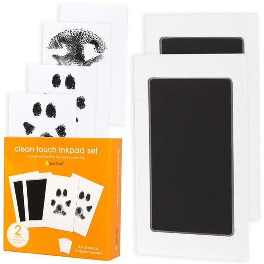 Pearhead | Pet Pawprint Clean-Touch Ink Pad | Black
