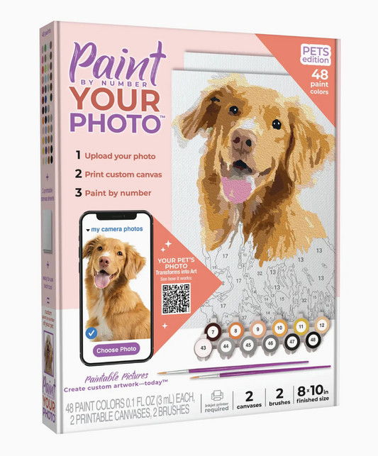 Paint Your Photo | Pets Edition | 48 paints
