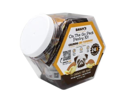 Bailey's | On The Go 5ct Pack | Calming CBD Yummies! | Peanut Butter & Banana Flavor